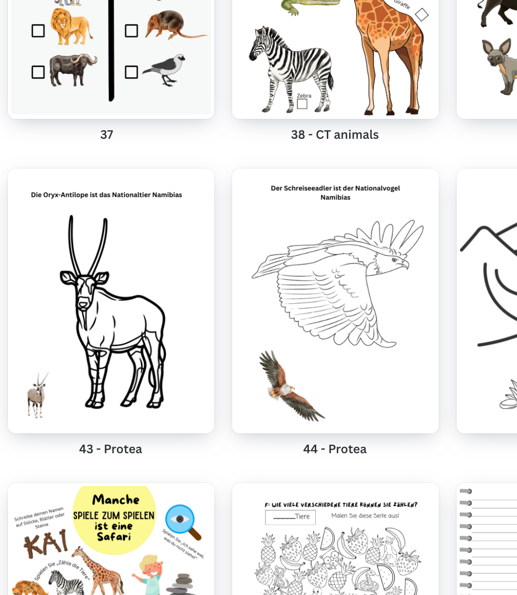 Little Vagabonds Digital Travel Journal for Kids - The Namibia Edition (GERMAN)